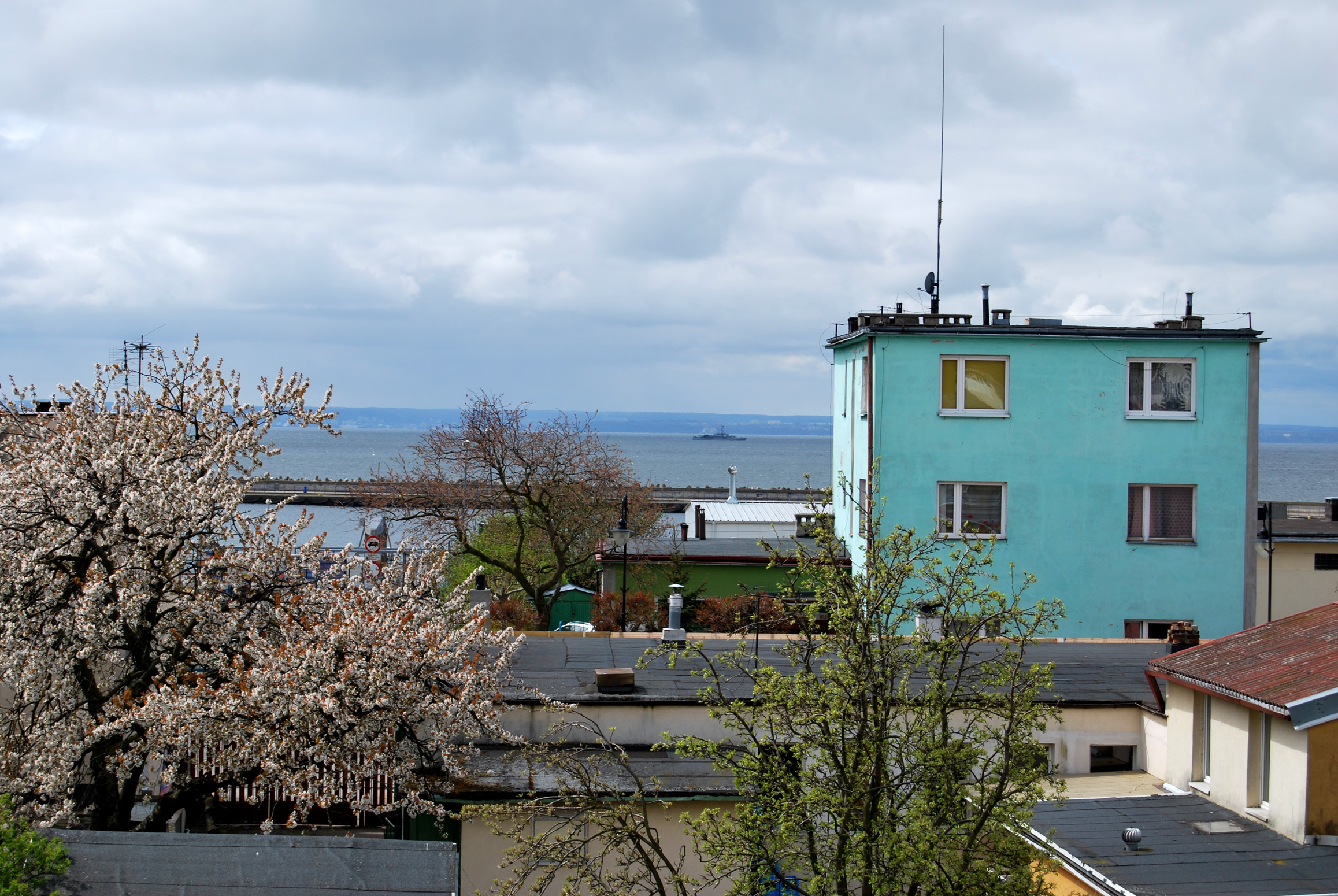 Apartament Bałtyk - widok z okna